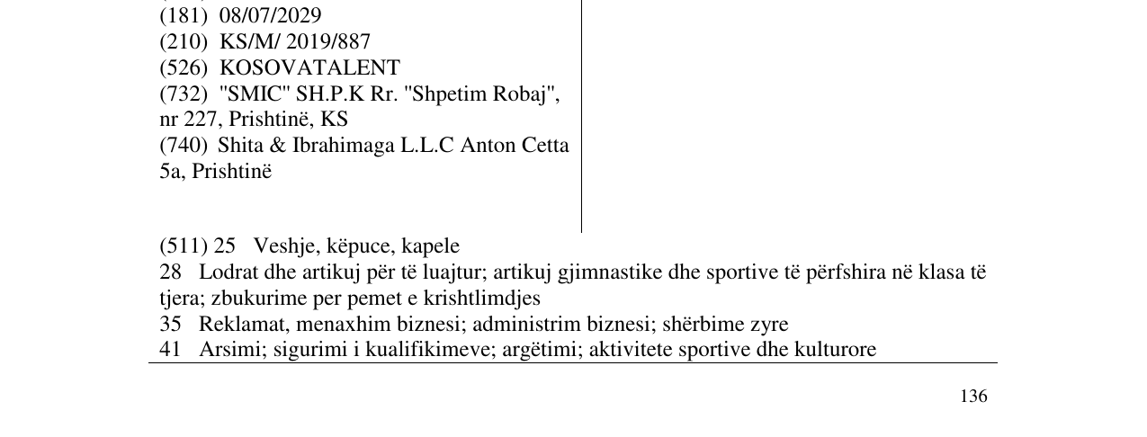 Zëri i markës KOSOVATALENT në buletin