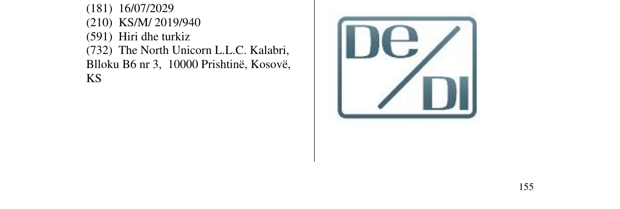 Zëri i markës DE/DI në buletin