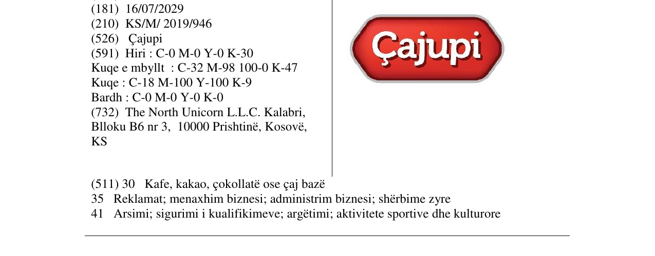 Zëri i markës Çajupi në buletin