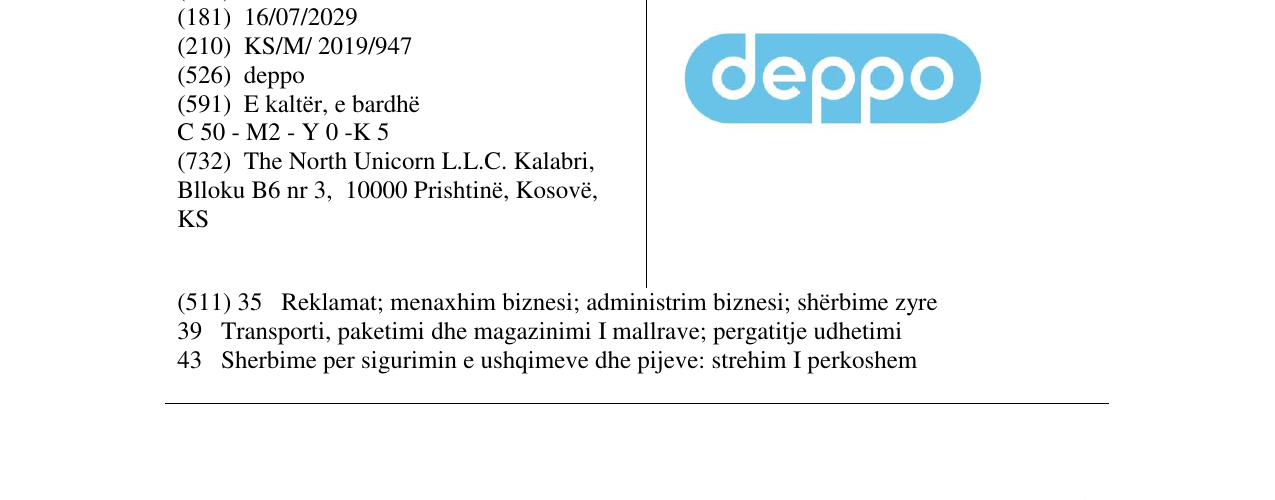 Zëri i markës deppo në buletin