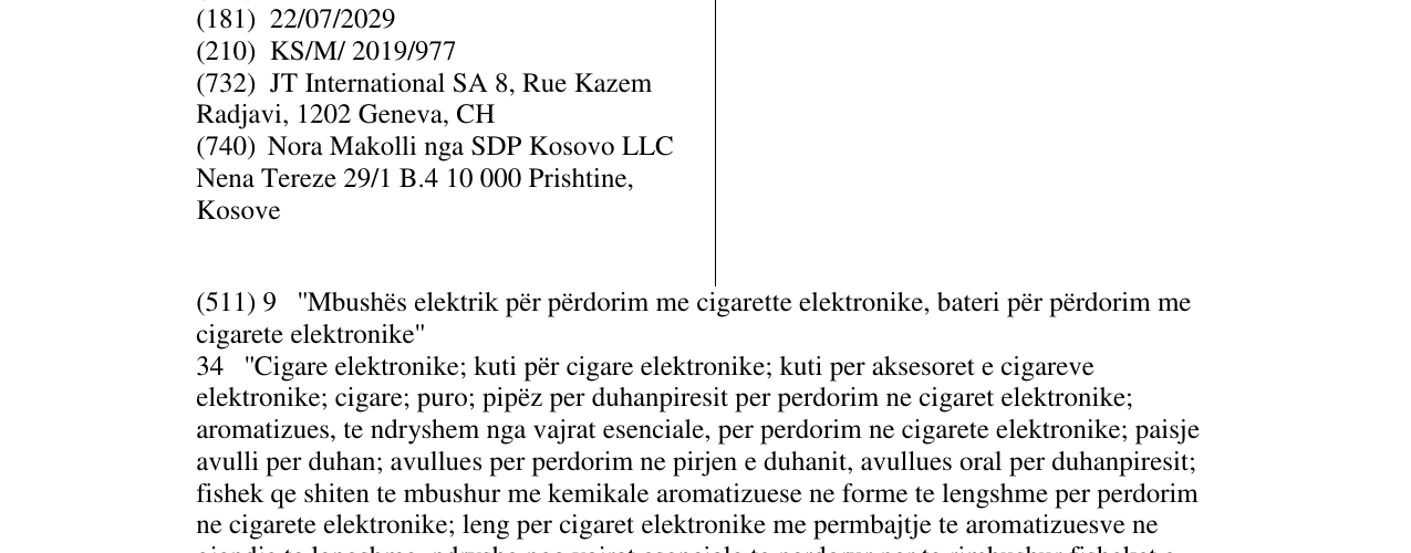 Zëri i markës LOGIC në buletin