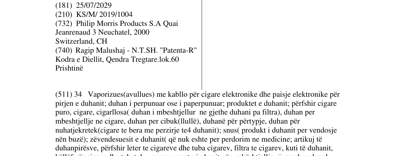 Zëri i markës IQOS SIMPLY AMAZING në buletin