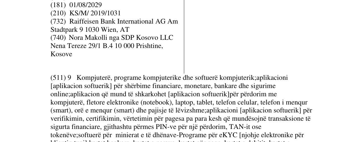 Zëri i markës RaiPay në buletin