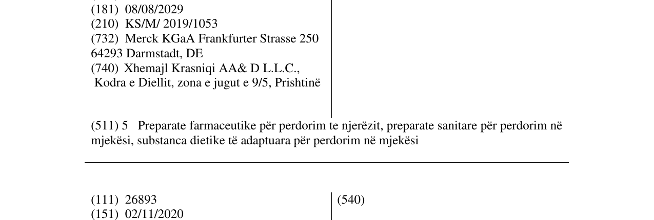 Zëri i markës REBIF në buletin