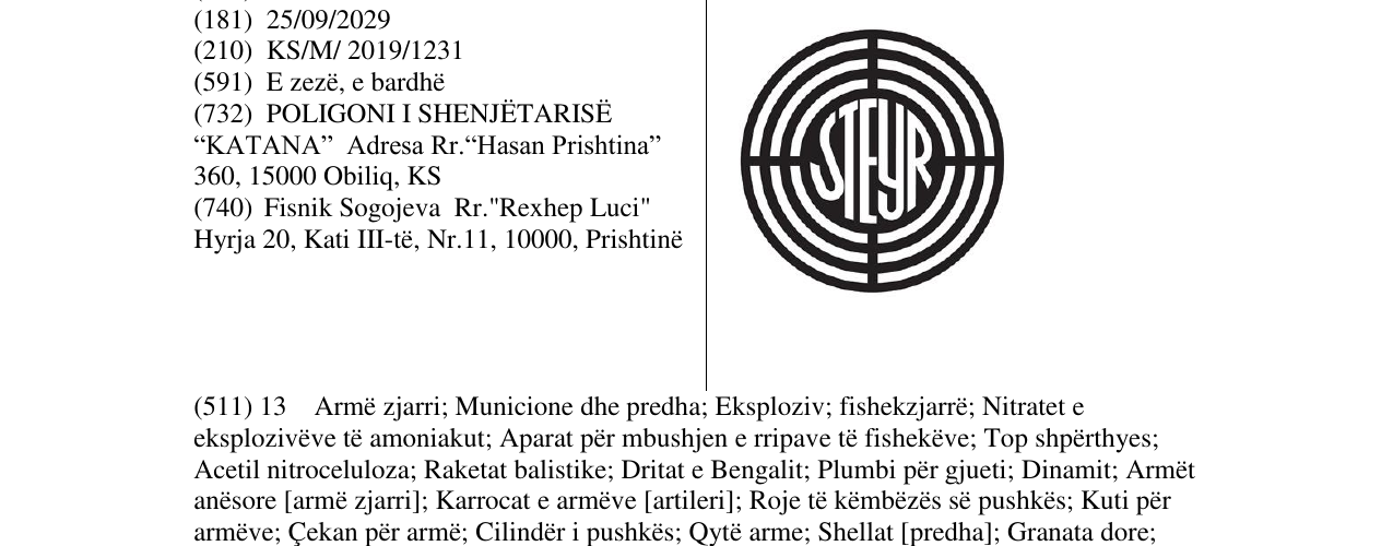 Zëri i markës Markë figurative në buletin