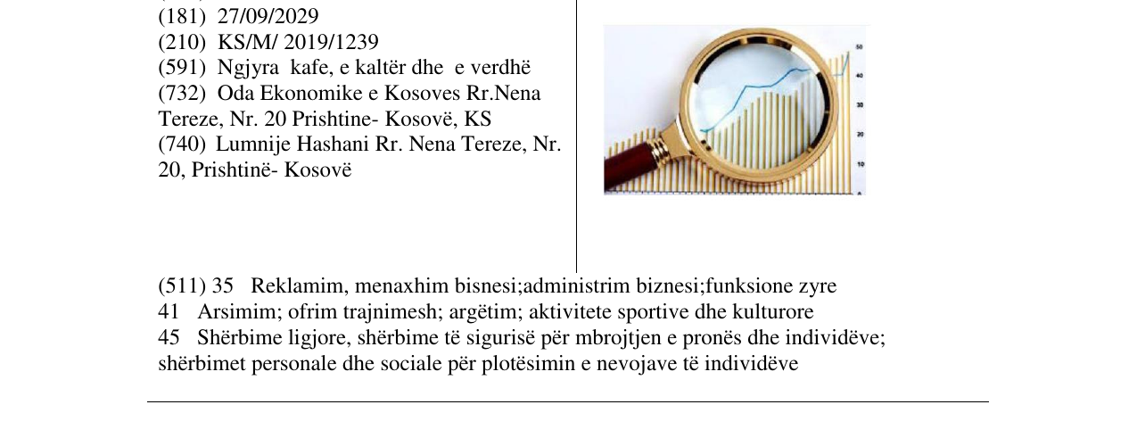 Zëri i markës Markë figurative në buletin
