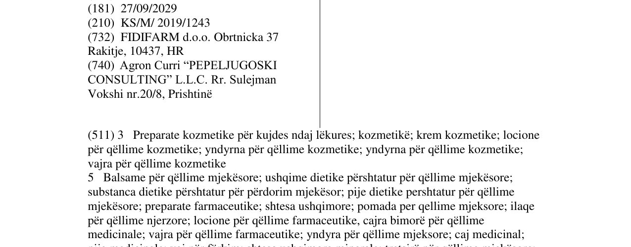 Zëri i markës Makulin Dukshëm më i miri në buletin