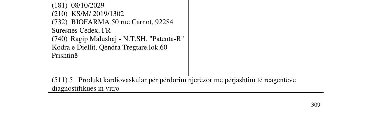 Zëri i markës IMPLICOR në buletin