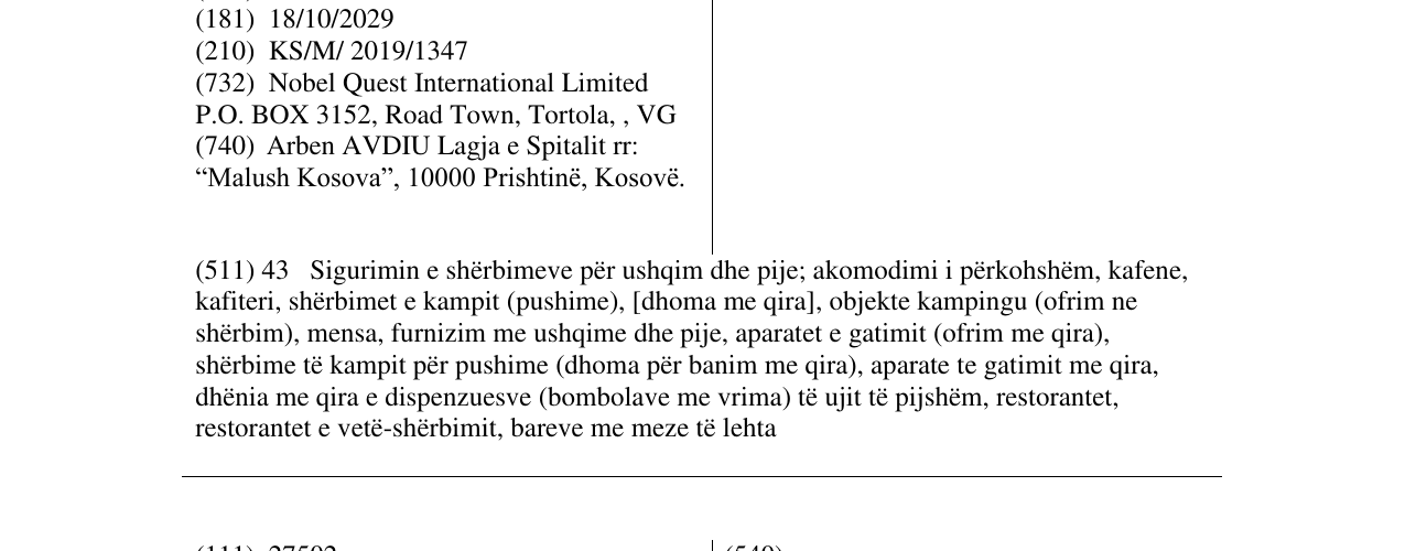 Zëri i markës HUNN në buletin