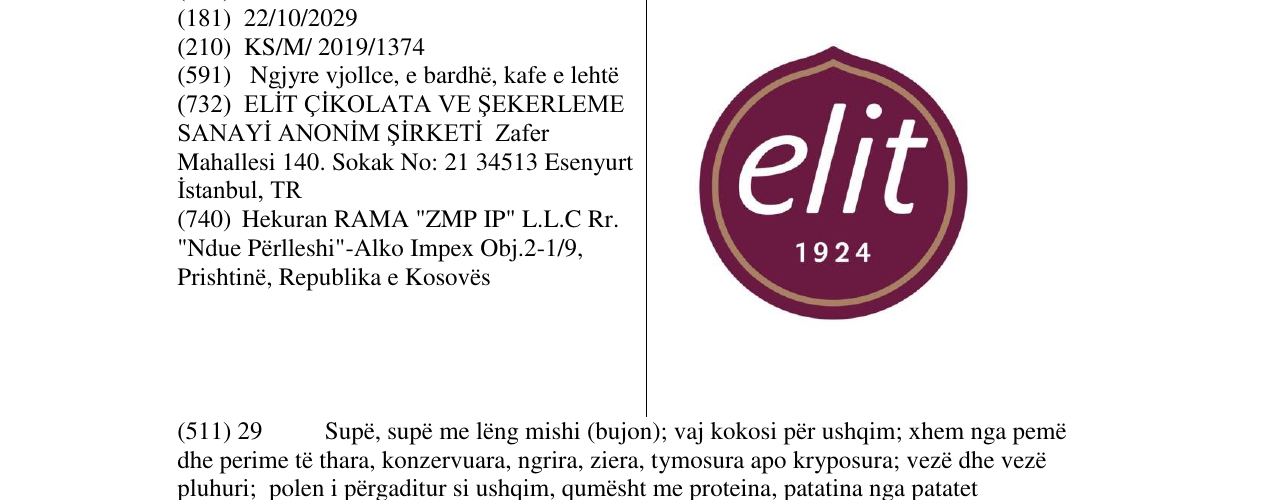 Zëri i markës elit në buletin