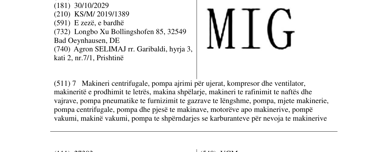 Zëri i markës MIG në buletin