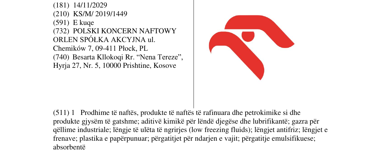 Zëri i markës Markë figurative në buletin