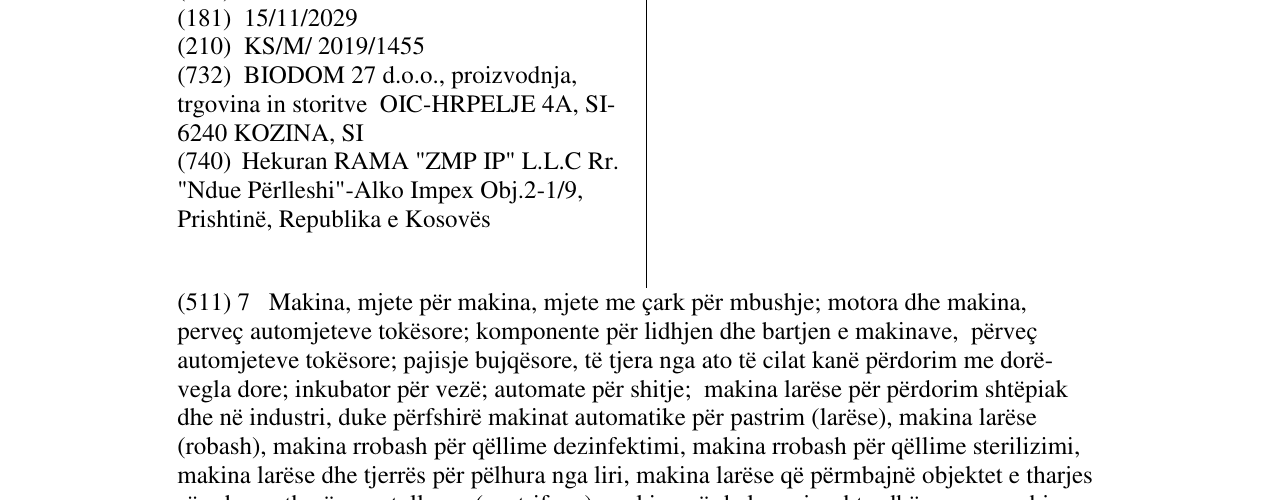 Zëri i markës BIODOM në buletin