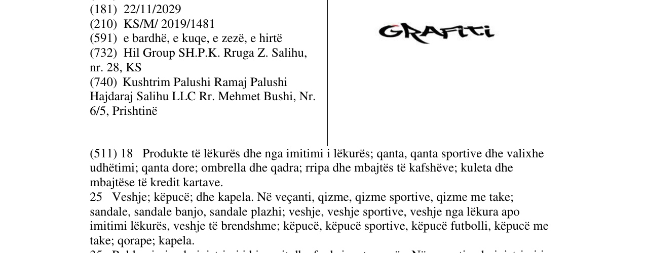 Zëri i markës GRAFIT në buletin