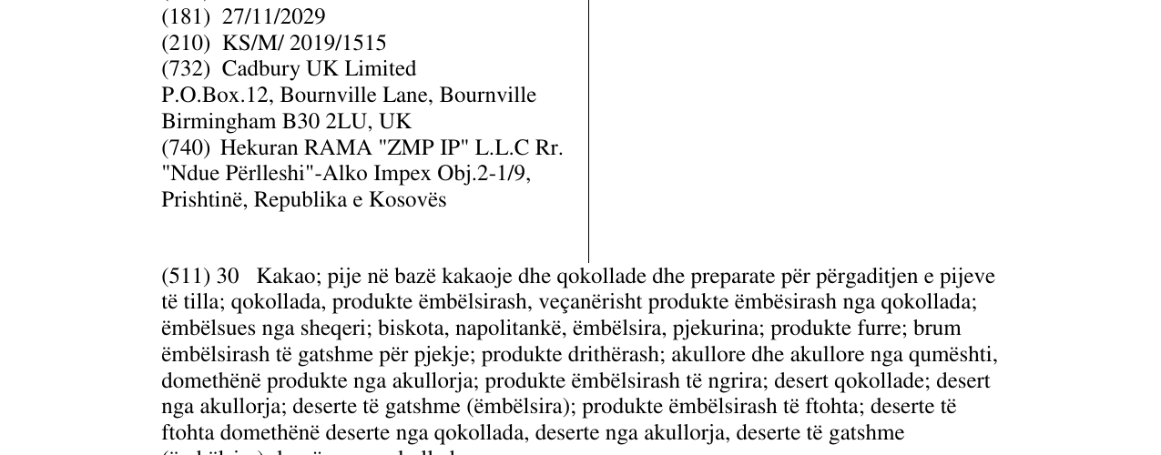 Zëri i markës PICNIC në buletin