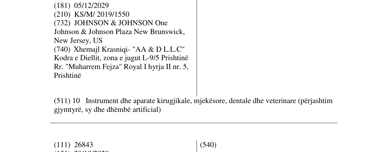 Zëri i markës LIGACLIP në buletin