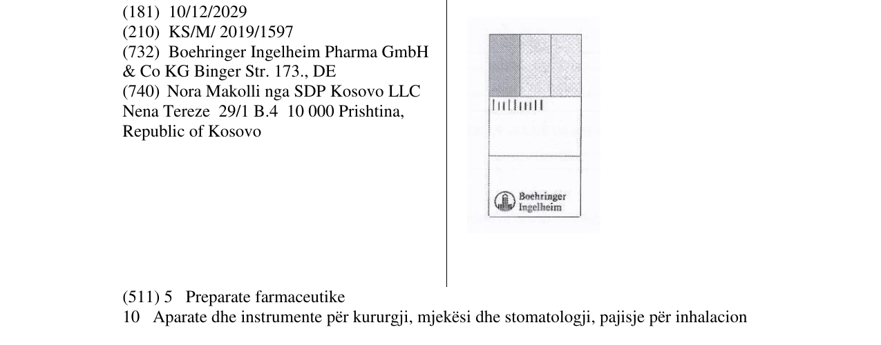 Zëri i markës Boehringer Ingelheim në buletin