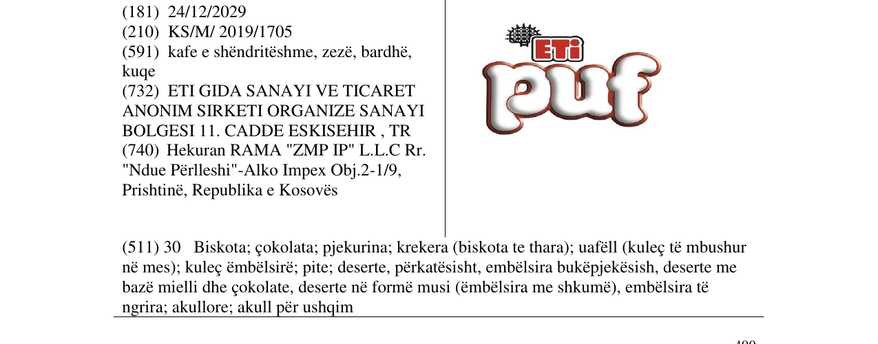 Zëri i markës ETI puf në buletin