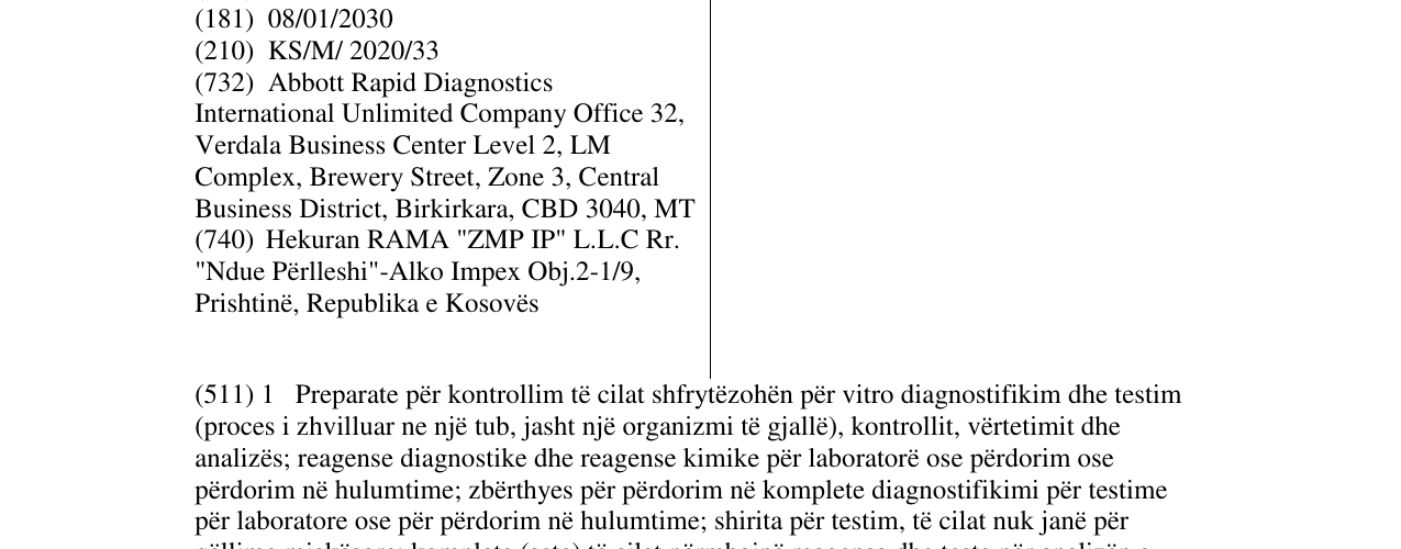 Zëri i markës BIOLINE në buletin