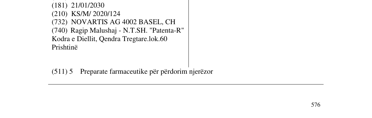 Zëri i markës BANAPLAK në buletin