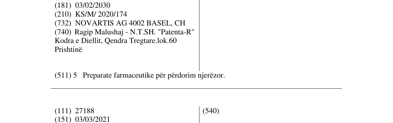 Zëri i markës TEZZIMI në buletin