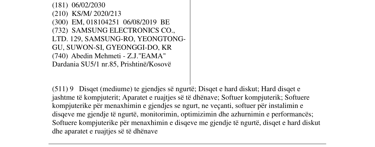 Zëri i markës Samsung SSD Magician në buletin