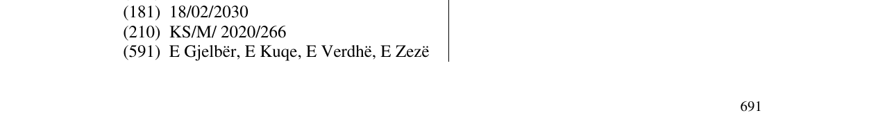 Zëri i markës ALBKAF në buletin