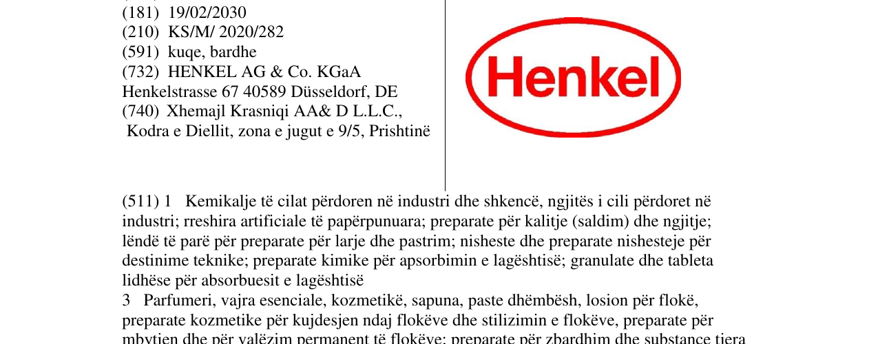 Zëri i markës Markë figurative në buletin