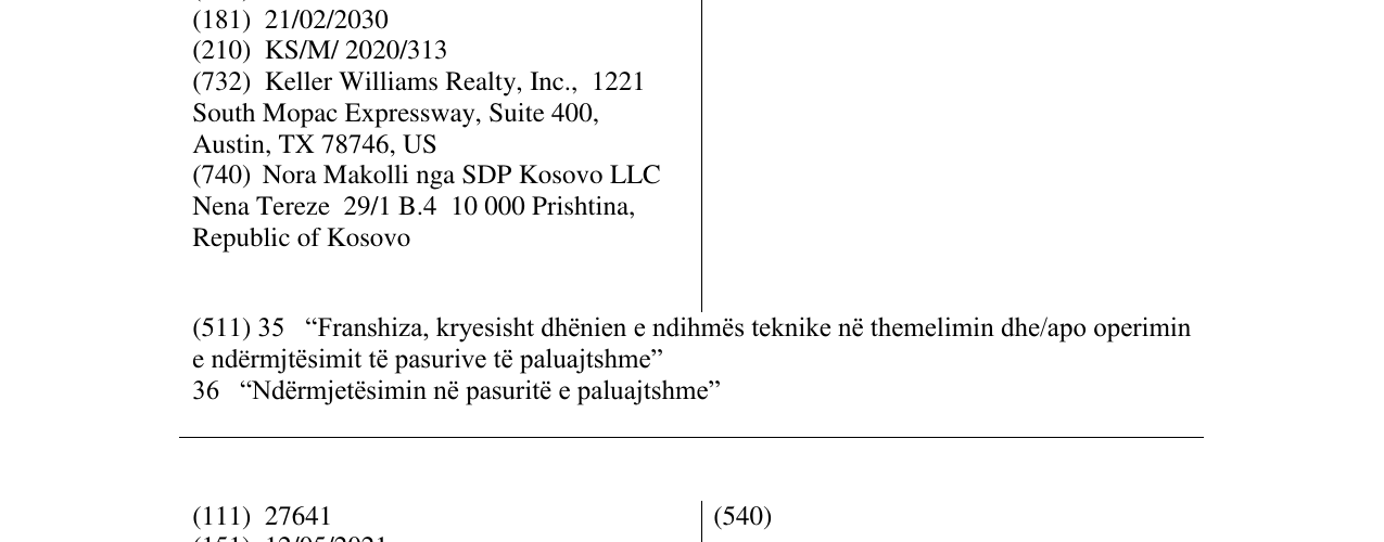 Zëri i markës KELLER WILLIAMS në buletin