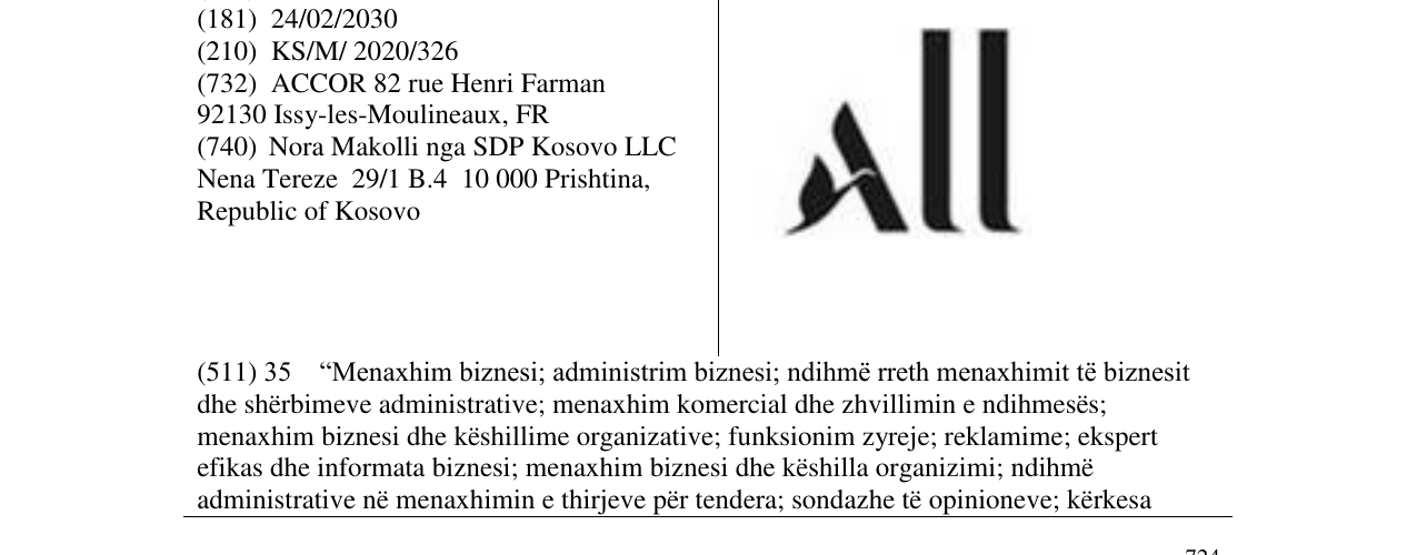 Zëri i markës ALL në buletin