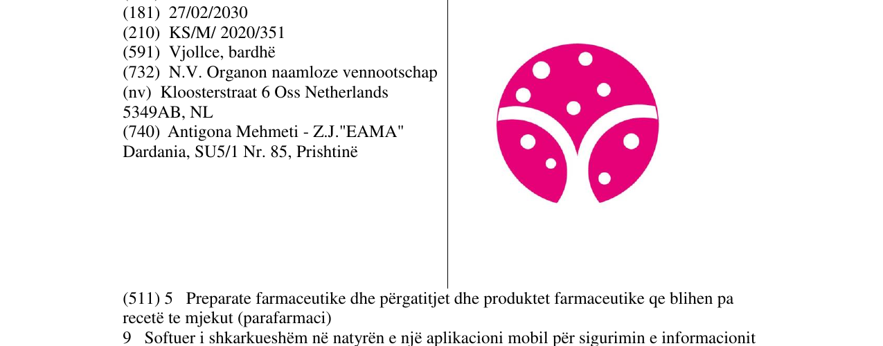 Zëri i markës Markë figurative në buletin