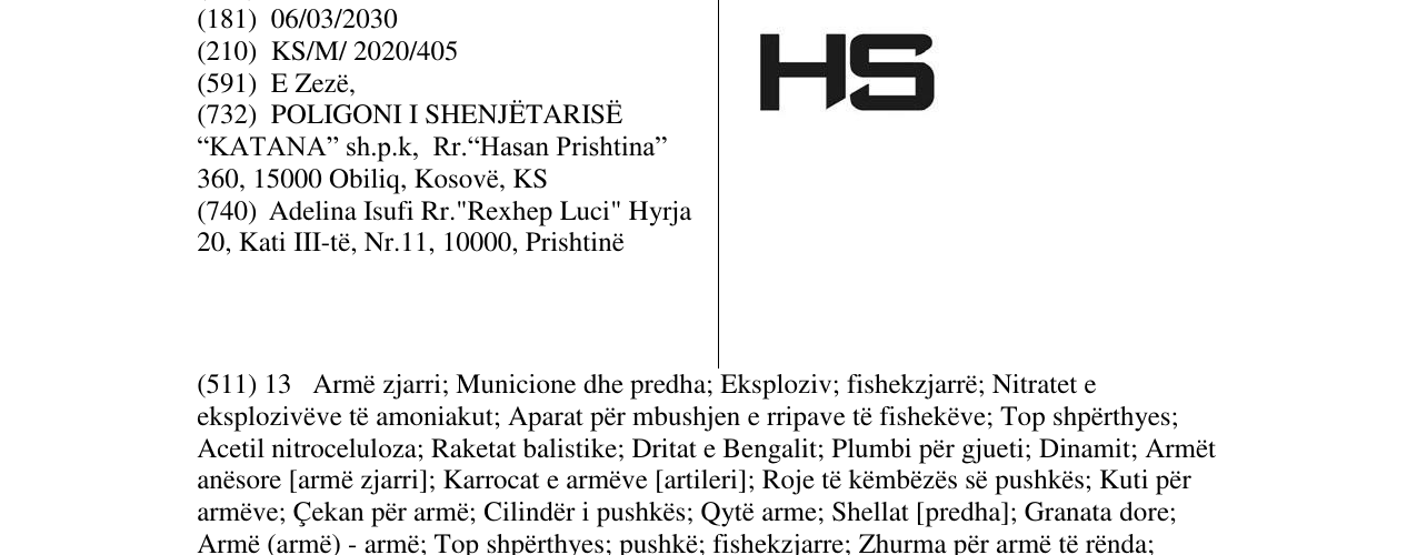 Zëri i markës HS në buletin