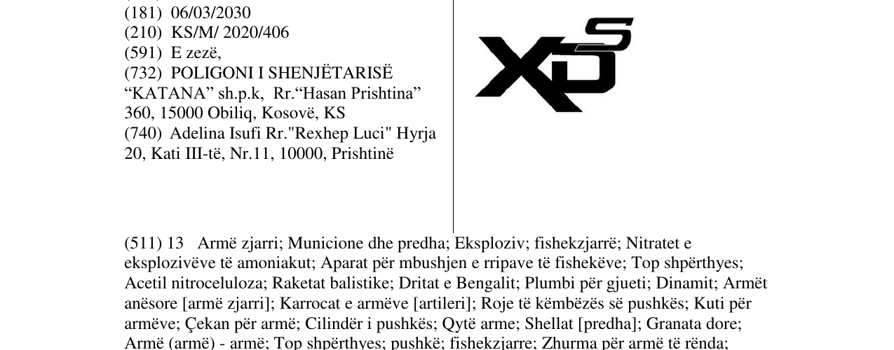 Zëri i markës XDS në buletin