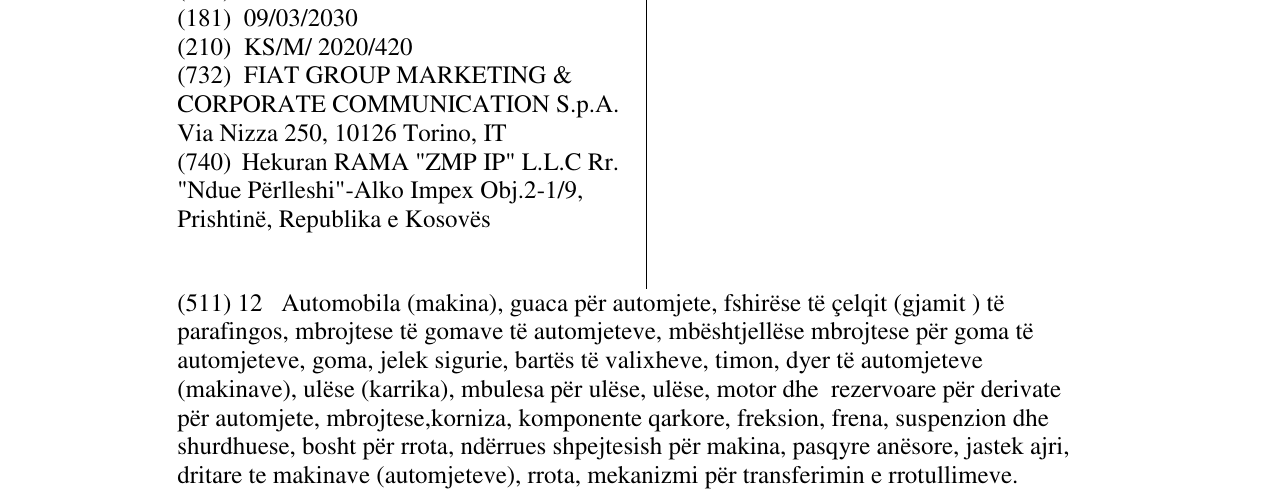 Zëri i markës ALFA në buletin