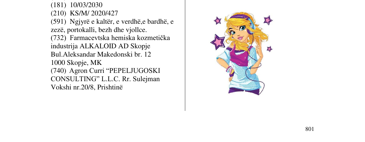 Zëri i markës BECUTAN në buletin