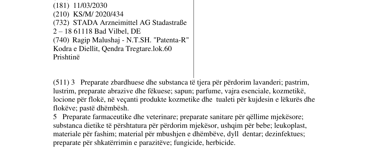Zëri i markës NIZOCARE në buletin