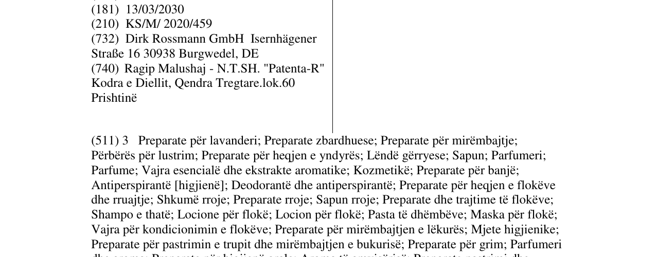 Zëri i markës ISANA në buletin