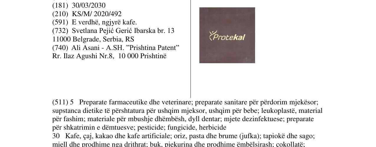 Zëri i markës protekal në buletin
