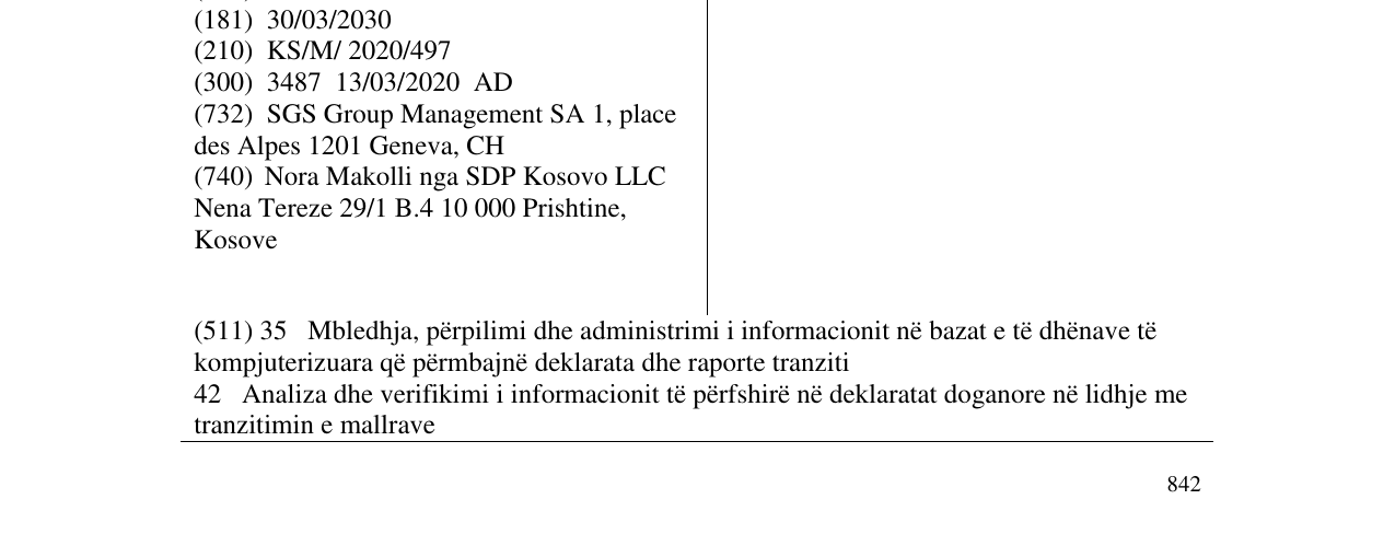 Zëri i markës TransitNet në buletin