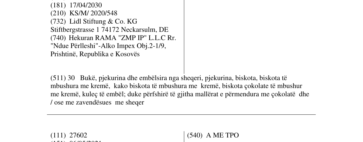 Zëri i markës Sondey Neo në buletin
