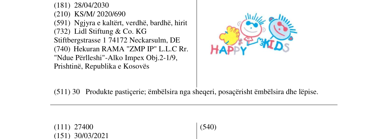 Zëri i markës HAPPY KIDS në buletin
