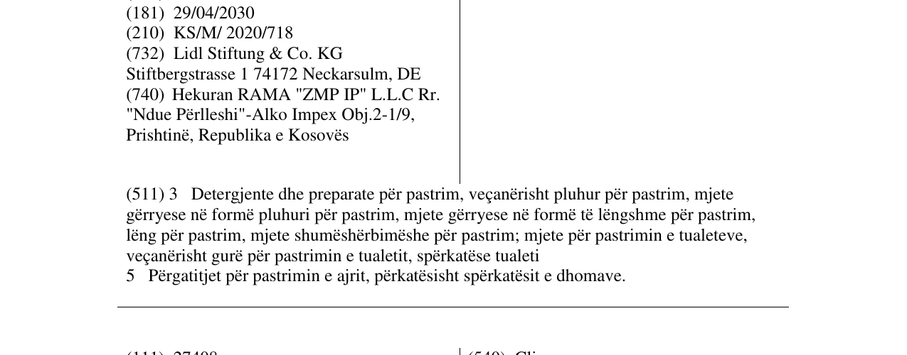 Zëri i markës Cleffekt në buletin