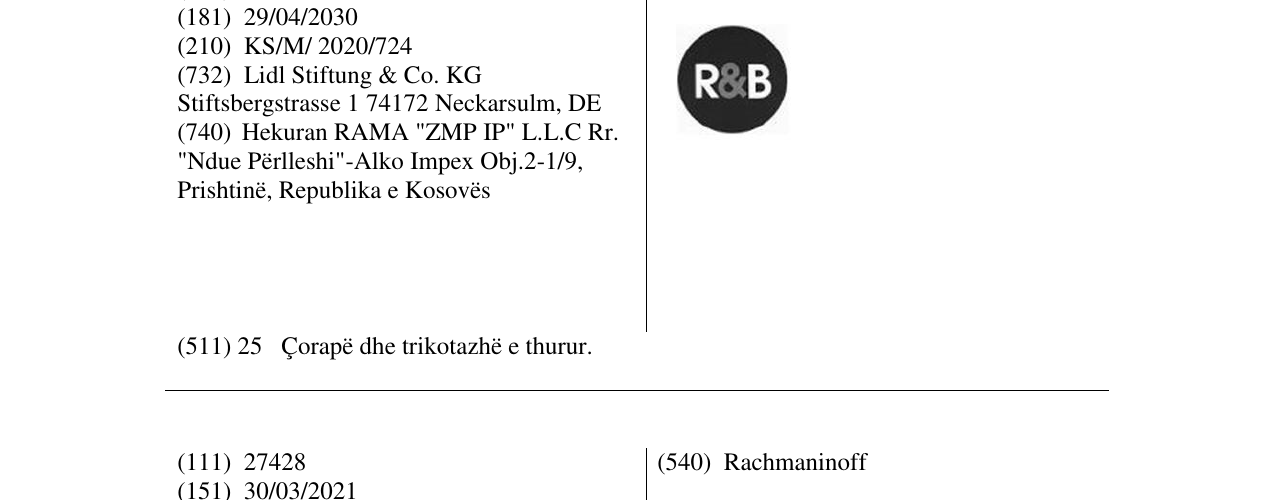Zëri i markës R&B në buletin
