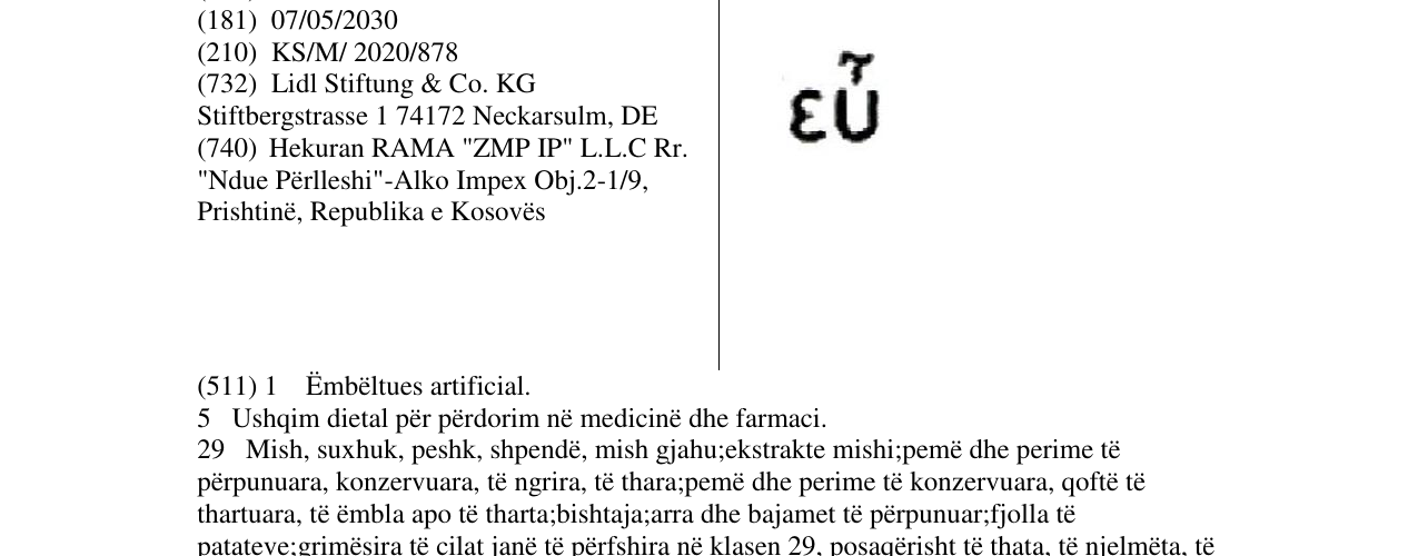 Zëri i markës EU në buletin