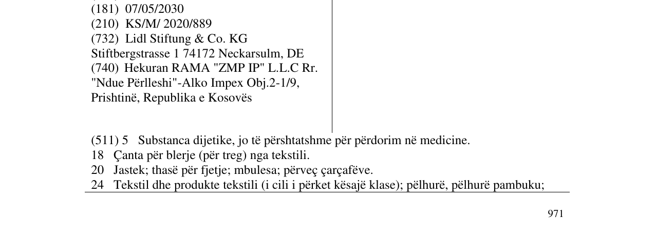 Zëri i markës Fairglobe në buletin
