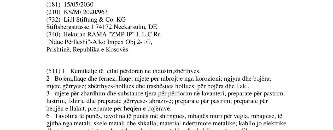 Zëri i markës Powerfix në buletin