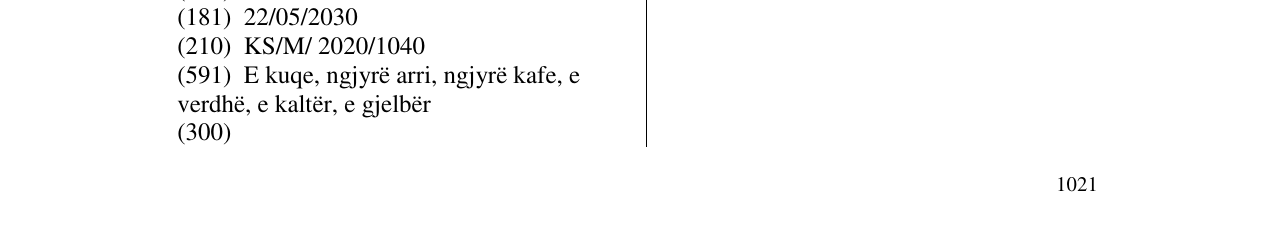Zëri i markës MERCI në buletin