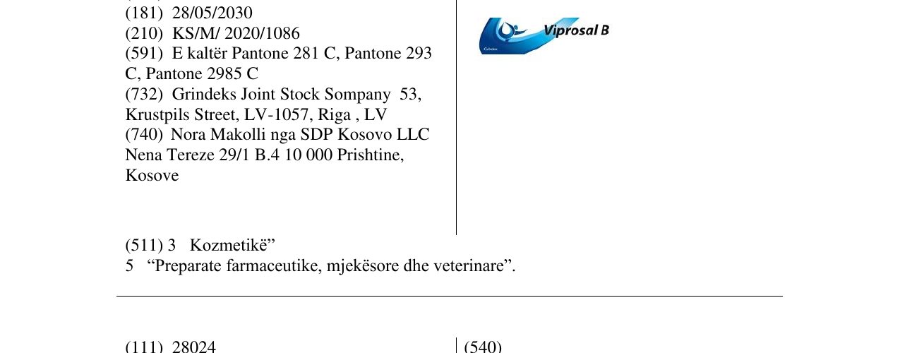 Zëri i markës virosal B në buletin