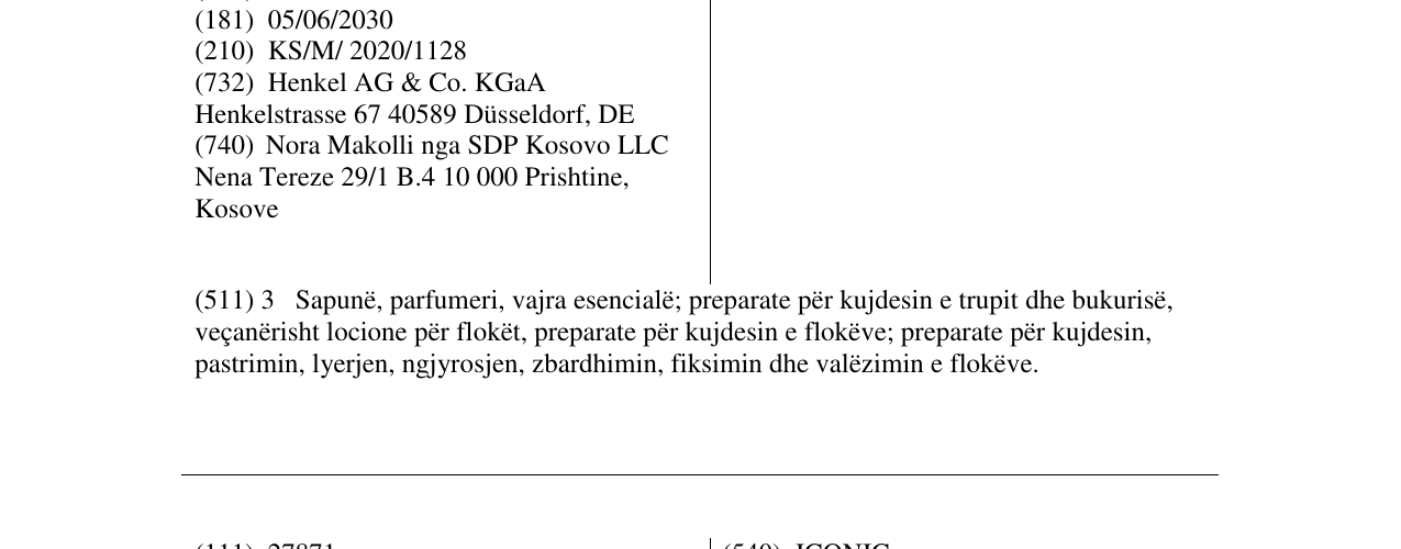 Zëri i markës SYOSS në buletin