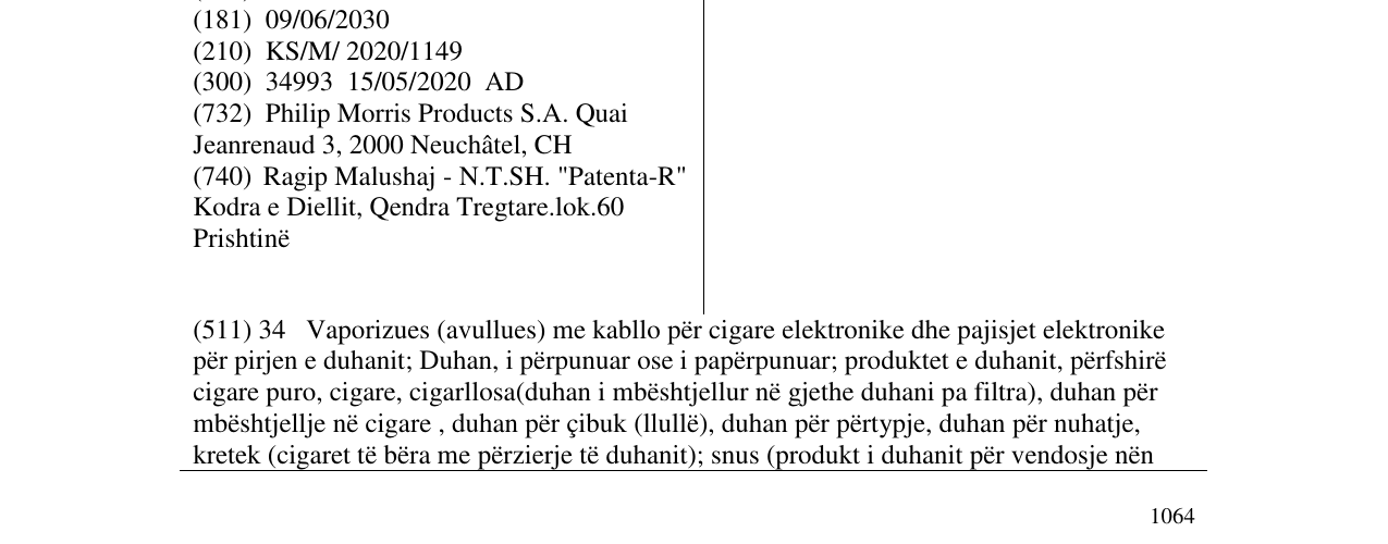Zëri i markës IQOS ILUMA PRIME në buletin